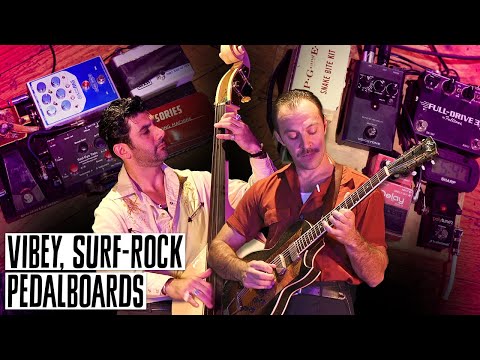 LA LOM's Pedalboards for Their Vibey, Surf Rock Instrumental Music — Premier Guitar