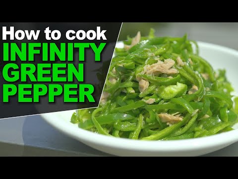 Trying the 100,000 cuts green pepper dish: Cook with Director