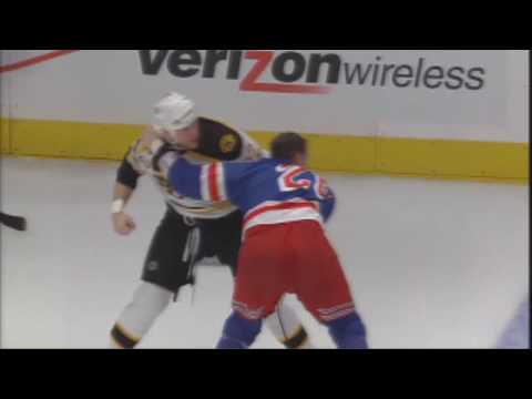 Shawn Thornton vs Colton Orr Mar 8, 2009