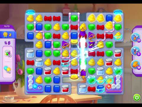 HomeScapes Level 7679 no boosters (21 moves)