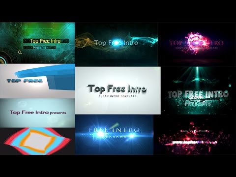 Top 10 Free Intro Templates 2016 "Sony Vegas Intro Template" Download + No Plugins Video