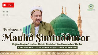 Download lagu 🔴[LIVE] Pembacaan Maulid Simtudduror | Di Kediaman Al Habib Ja'far bin Syaikhon Assegaf mp3