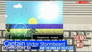 Commodore 64 -=Captain Victor Stormbeard and The Undead Treasure= demo