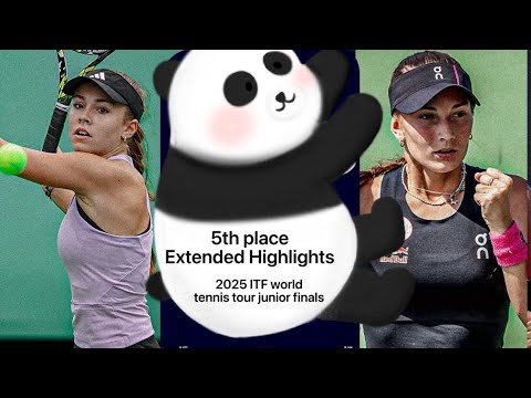 Extended Highlights STUSEK vs A KOVACKOVA 2025 ITF Junior Finals 5 #tennis #juniortennis #highlights