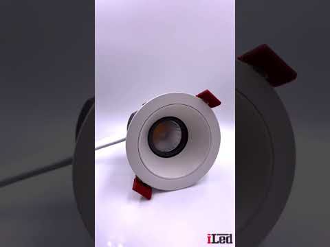 DALi Dimmable DIM 2 Warm LED Downlight UGR 19 CRI90 2000K to 3000K for home and hotel lighting