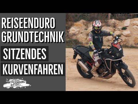 Reiseenduro Grundtechnik #6 - Sitzendes Kurvenfahren