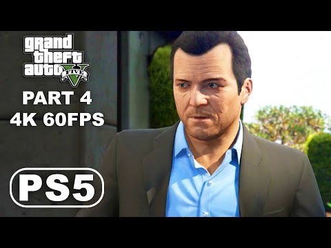 GRAND THEFT AUTO 5 PS5 Gameplay Walkthrough Part 4 - GTA 5 PS5 Ultra Graphics 4K 60FPS