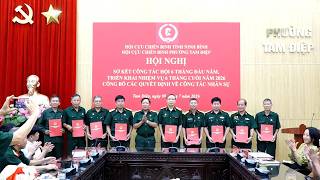 Hội CCB phường Tam Điệp sơ kết công tác Hội 6 tháng đầu năm, triển khai phương hướng, nhiệm vụ 6 tháng cuối năm 2026.