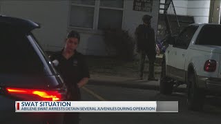 Abilene SWAT team detains juveniles in homicide investigation