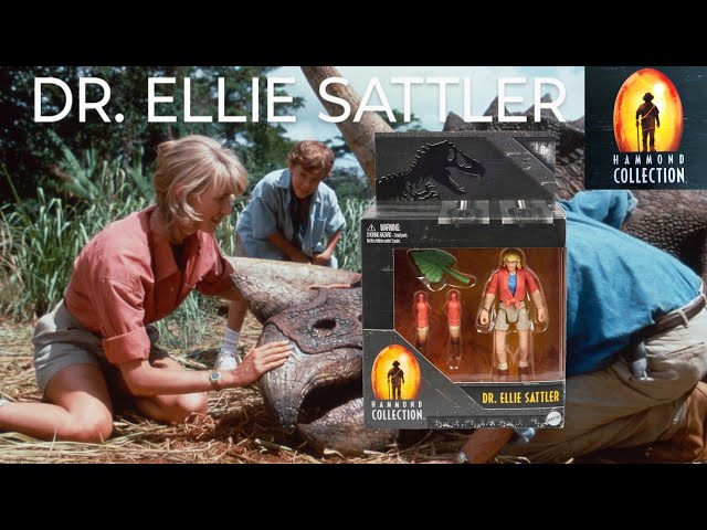 Vídeo relacionado con Mattel Jurassic World Hammond Collection Dr Ellie Sattler, personaje de Jurassic Park Figura auténtica premium, escala de 3.75 pulgadas, 16 articulaciones, 8 años en adelante