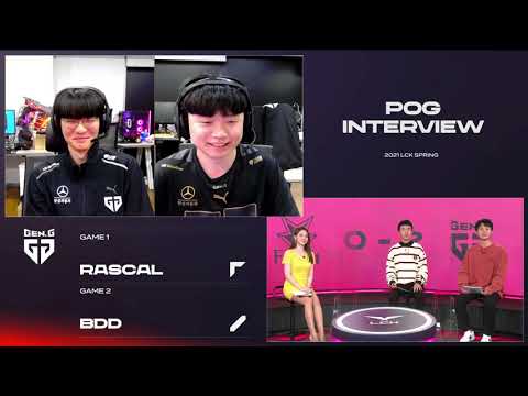 Interview with Rascal, Bdd | BRO vs. GEN H/L 01.15 | 2021 LCK Spring Split