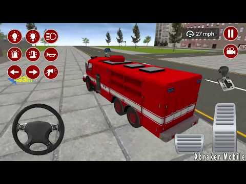 Real Fire Truck Driving Simulator: Fire Fighting - Emergency Rescue - Android Gameplay FHD