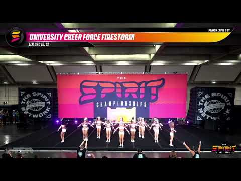 University Cheer Force Firestorm | Sacramento Spirit Championships 2025