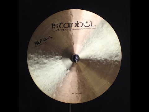 Istanbul Agop 18" Mel Lewis 1982 Crash Ride - 1532g (video demo) image 2