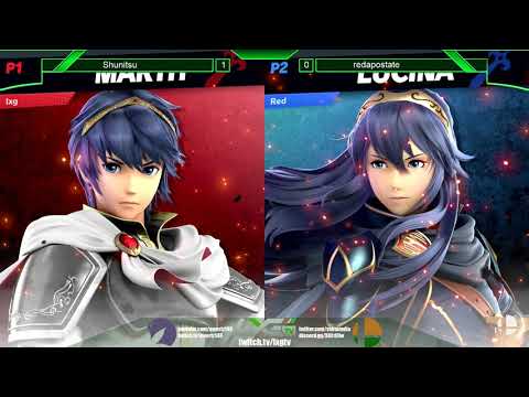 Shunitsu (Jigglypuff/Marth/Terry) vs Red (Lucina) - Smash Ultimate @ LXG 14