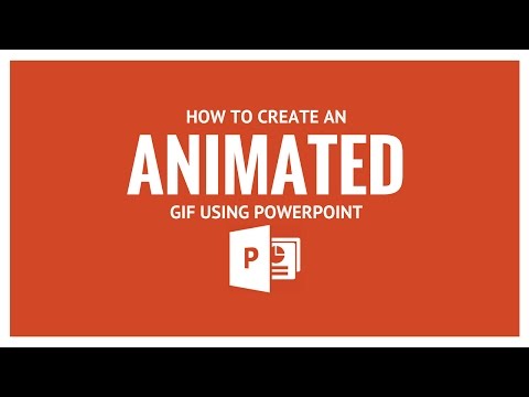 How to create an animated GIF using PowerPoint