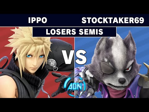 AON Ultimate 63 - Ippo (Cloud) vs Stocktaker69 (Wolf) Losers Semis - Smash Ultimate