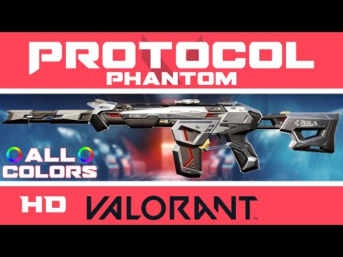 Protocol Phantom VALORANT SKIN (ALL COLORS) | New Skins Showcase