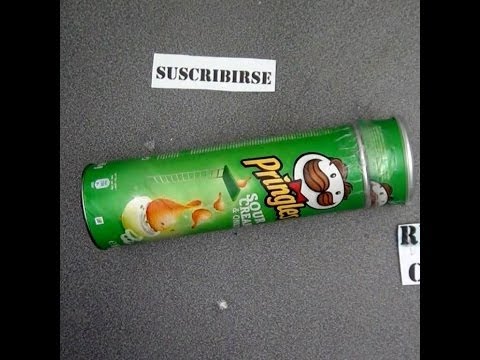 Cómo hacer un Caleidoscopio para niños con botes de Pringles y otros materiales reciclados