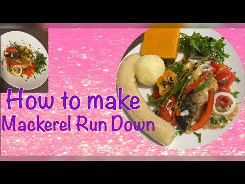 MACKEREL RUN DOWN RECIPE | MACKEREL RUN DOWN JAMAICAN STYLE