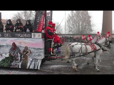 I Boia del Tiranno carro da getto - Carnevale Ivrea 2016