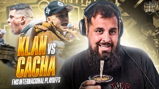 ¿CACHA ES ITALIANO? - REACCIÓN a KLAN VS CACHA | #FMSINTERNACIONAL 2024 PLAYOFFS | Urban Roosters