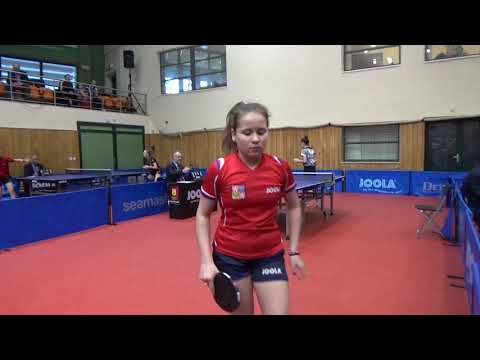 2019 ITTF CZECH CADET OPEN: STULLEROVA Eliska - SAZIMOVA Adela CZE