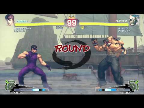 SSF4: frostmaelstrom (Fei Long) VS scrubydan (Sagat)