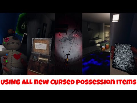 Using All New Cursed Possession Items In Phasmophobia | NEW UPDATE |
