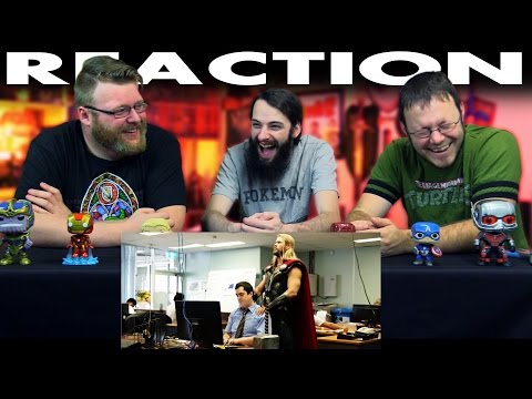 What Thor Was Doing During Captain America: Civil War REACTION!!