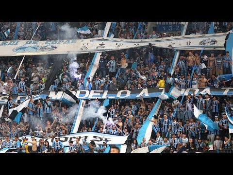 "Materiais da Geral liberados para hoje!" Barra: Geral do Grêmio • Club: Grêmio