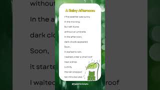 A Rainy Afternoon#englishlearning #english #reading #shorts #story #study #storytime #english