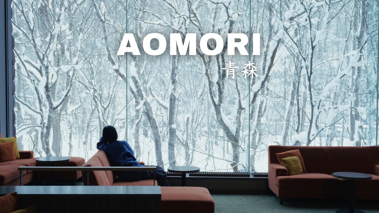 Winter in Aomori 🍎 Snowy Oirase Gorge, Cozy Stay & Art in Towada | Japan Travel Vlog