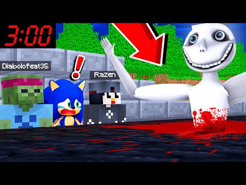 THE MAN FROM THE WINDOW WILL NEVER FIND DIABOLOFEAT35 AND RAZEN IN THIS HIDING PLACE ON MINECRAFT