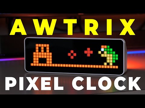 How to run AWTRIX on Ulanzi PIXEL Clock