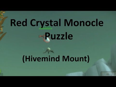 Red Crystal Monocle Puzzle - Hivemind Mount LeadUp