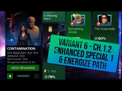 Variant #6 Ch.1.2 - vs Havok, Sentinel, Darkhawk, Air Walker, Winter Soldier | MCOC