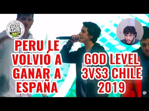 ¡PERU VUELVE A GANARLE A ESPAÑA! - GOD LEVEL CHILE 3VS3 2019