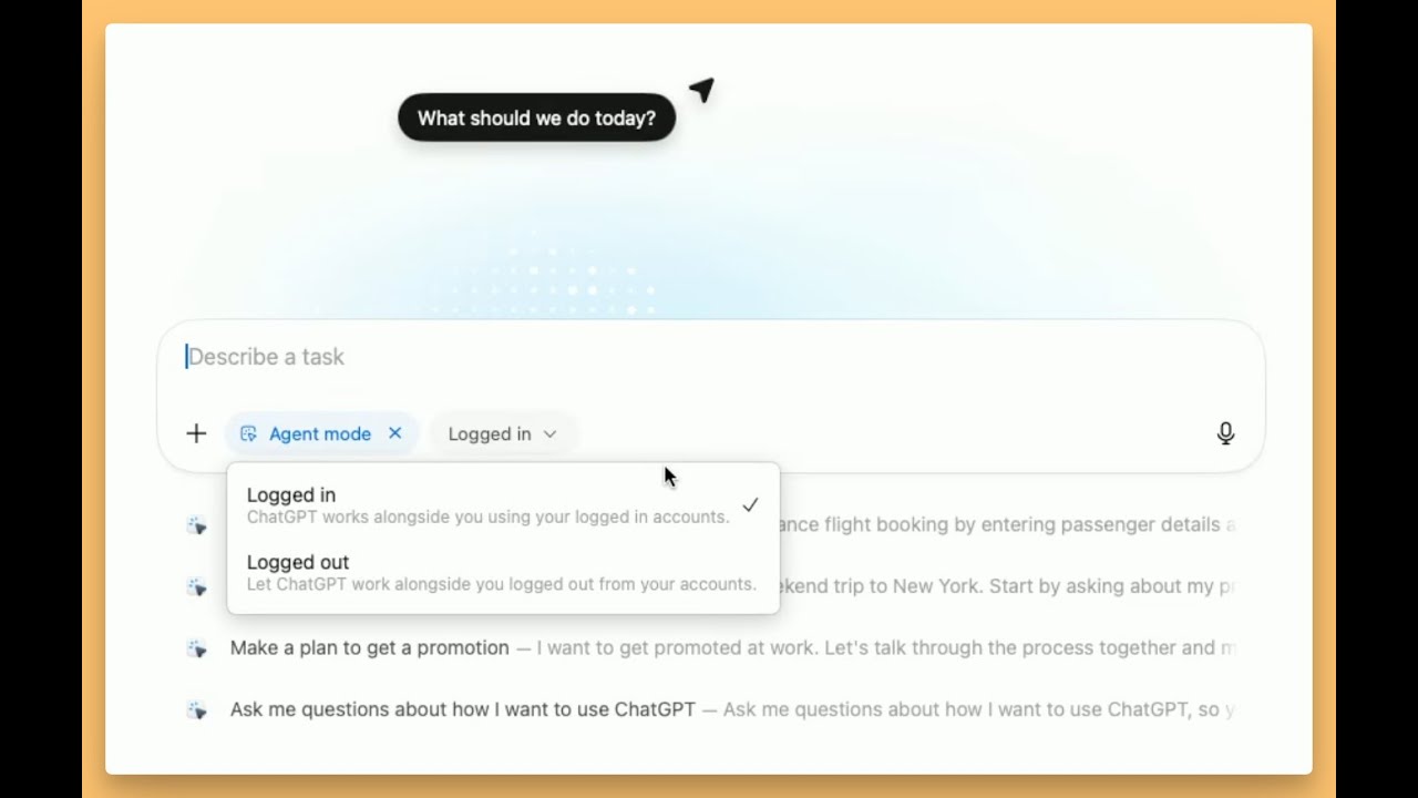 Thumbnail for OpenAI Atlas Browser Announcement and Feature Tests