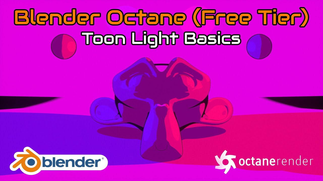 Toon Light and Material Basics | Free Tier | Blender 3D Octane Render Tutorial