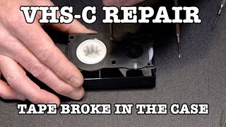 How To Repair A VHSC Tape