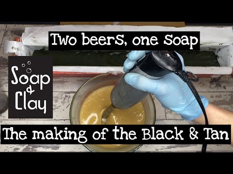 The making of the Black & Tan | Dual beers in cold process soap | Day 62/365