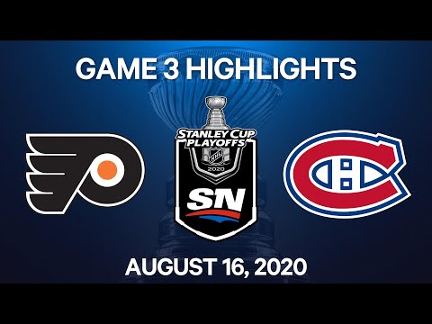 NHL Highlights | 1st Round, Game 3: Flyers vs. Canadiens - Aug 16, 2020