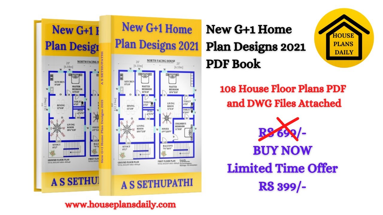 New G+1 Home Plan Designs PDF Book | Indian House Plans Pdf Books