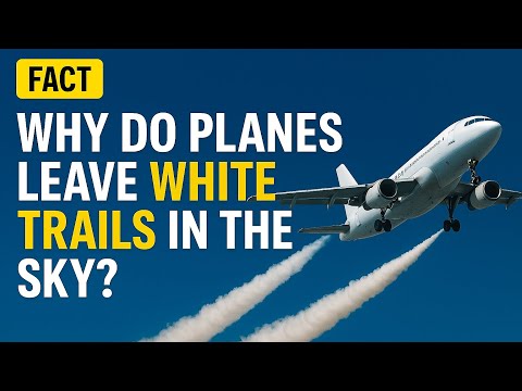 Why Do Planes Leave White Trails in the Sky? The Answer Will Surprise You.