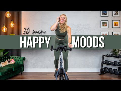 20 min HAPPY MOOD BOOSTER Indoor Cycling Workout