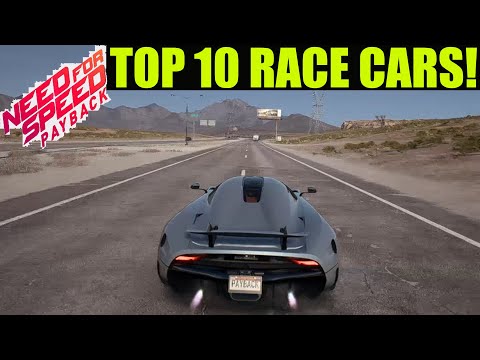 TOP 10 RACE CARS! Upgraded Level 399 [NEED FOR SPEED PAYBACK]