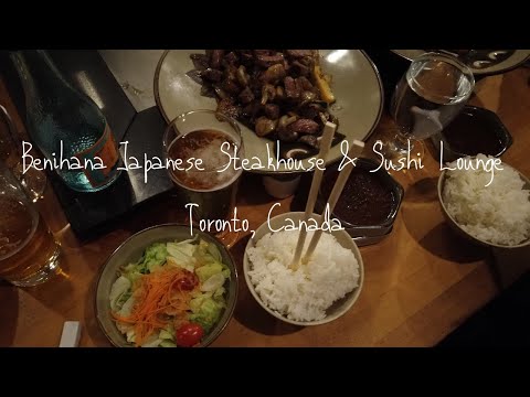 Teppanyaki Show at Benihana Japanese Steakhouse & Sushi Lounge | Toronto, Canada