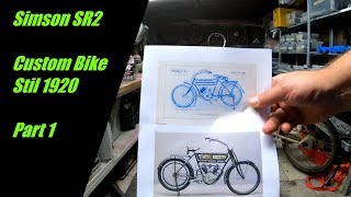Simson SR2 || Custom Bike || Part 1 || neues Projekt Simson SR2 || Custom Bike || Part 1 || neues Projekt