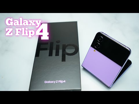 Samsung Z Flip 4 Unboxing Bora Purple